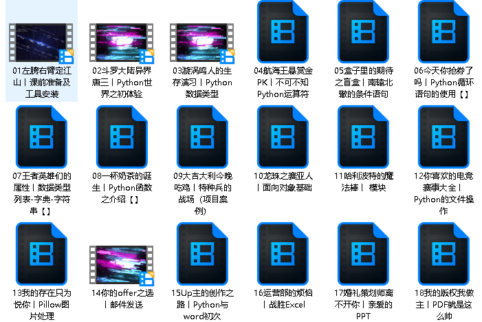 Python零基础30天速通（小白定制版）（完结）