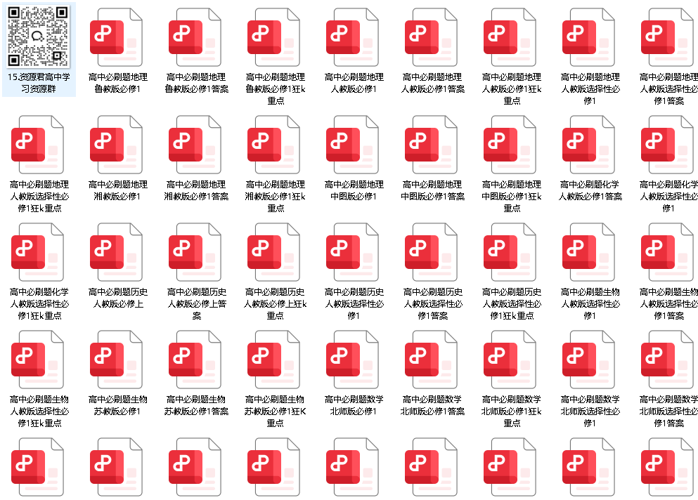 《最新2024高中必刷题》