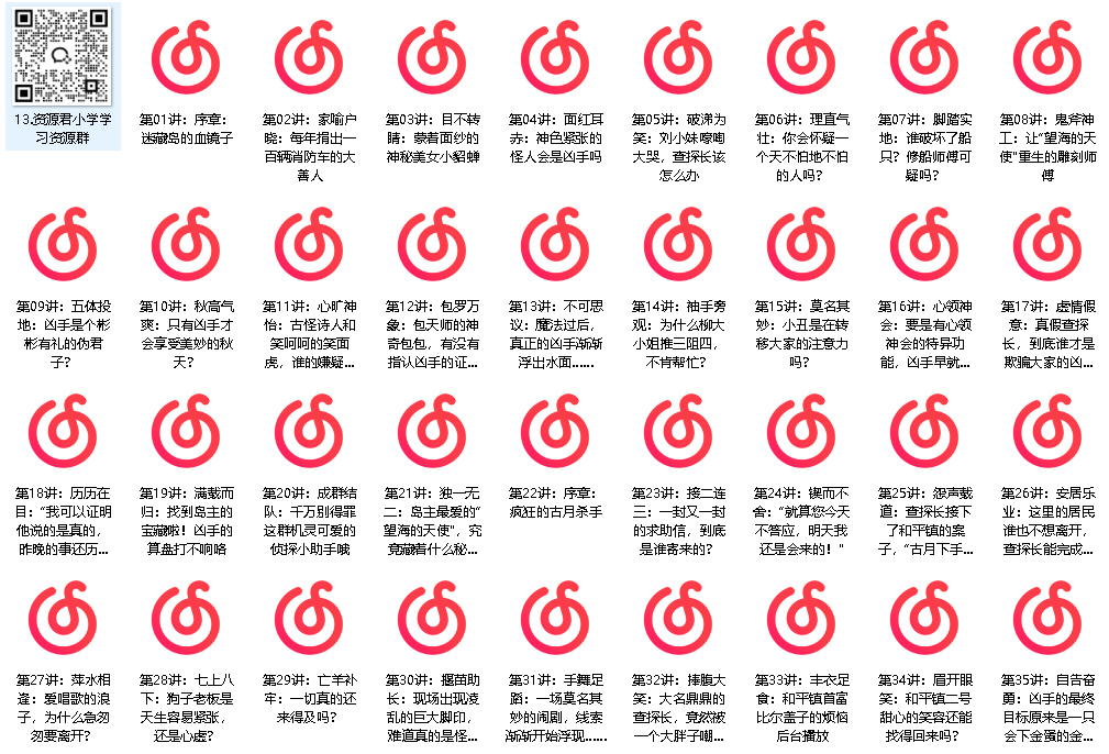 听侦探故事，学经典成语——小学必备成语大全