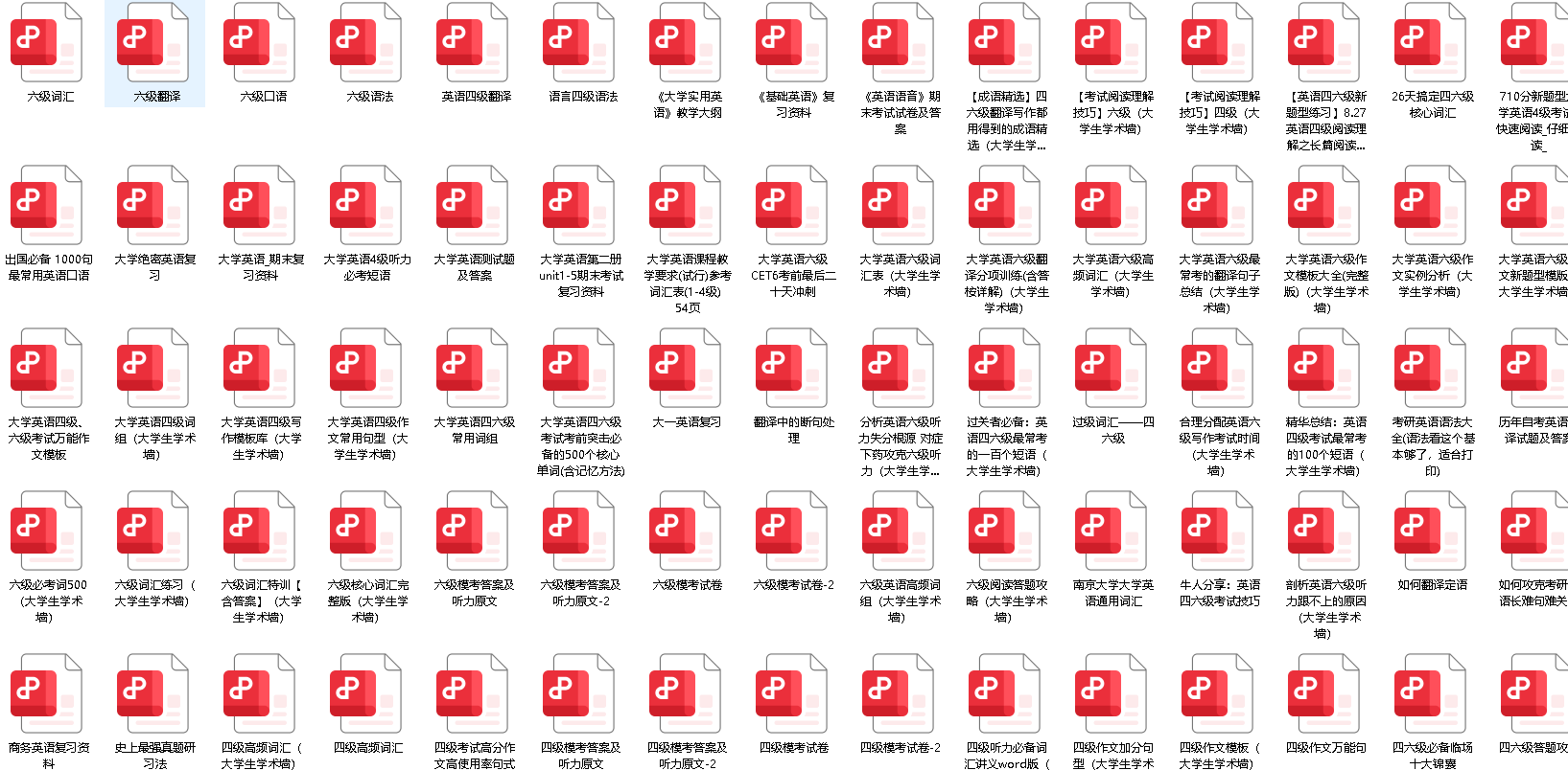 四六级学习资料包