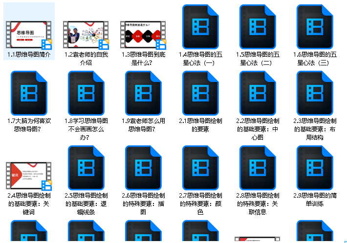 思维导图集训-6小时找到适合你的高效学习法