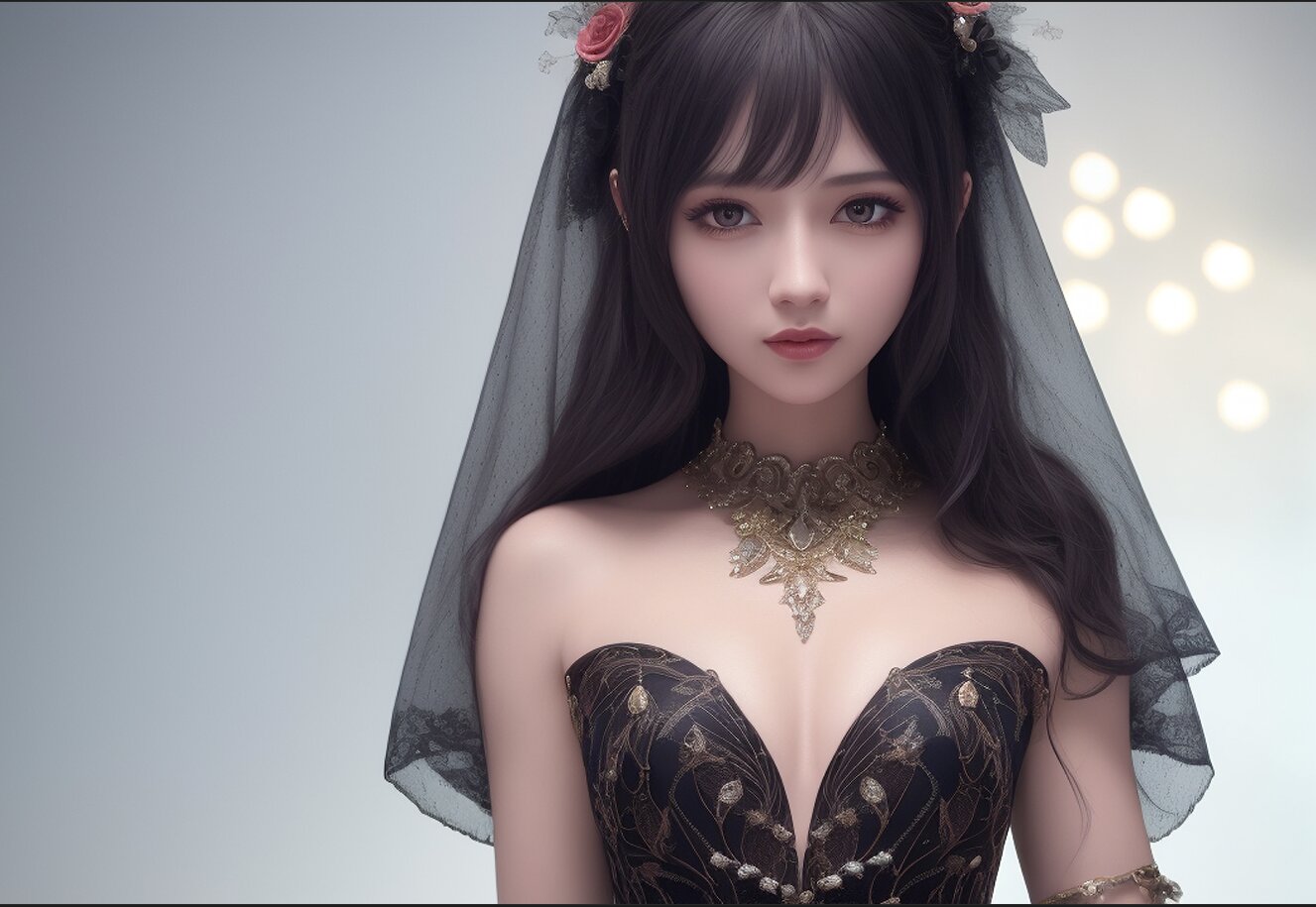 AI美女图片（卡通精美版）