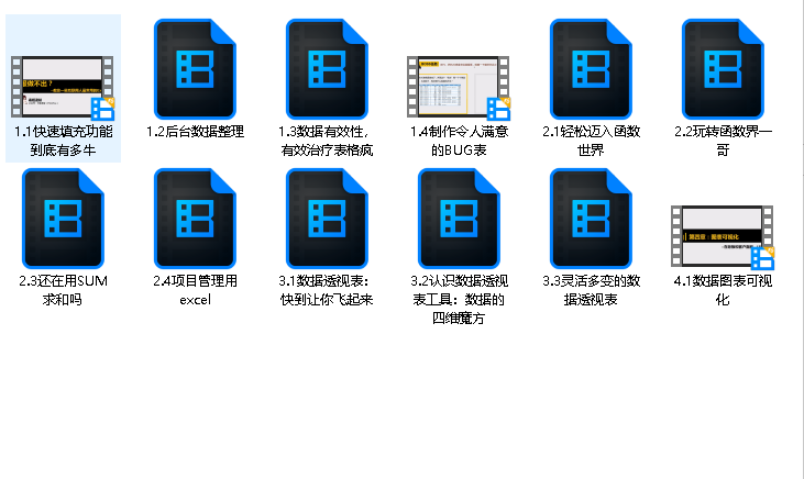 互联网人必备的12种Excel技能