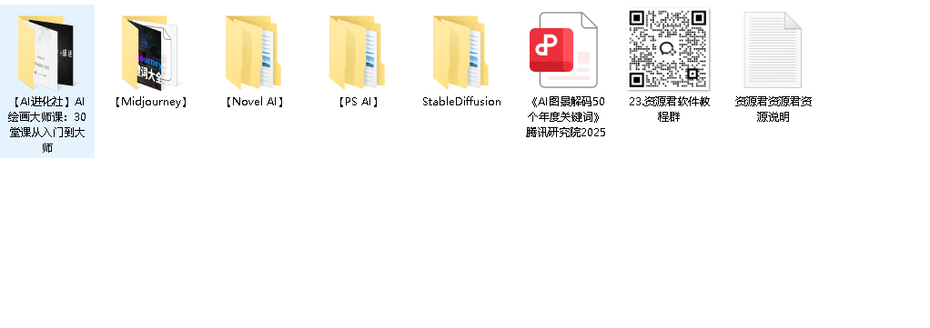 AI绘画Midjourney专题课程+Novel AI+PS AI+StableDiffusion