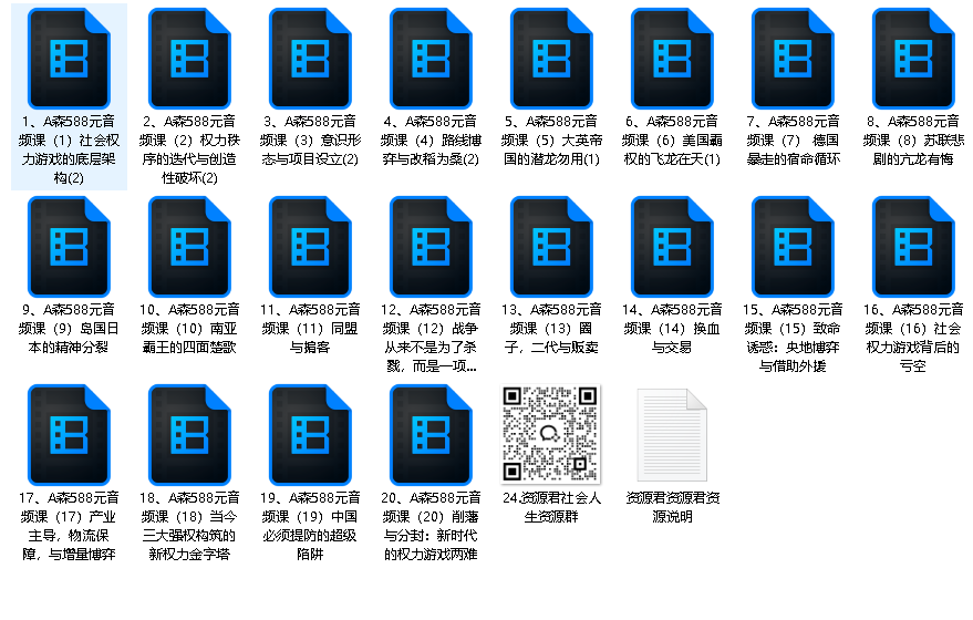 音频课（历史大事件）