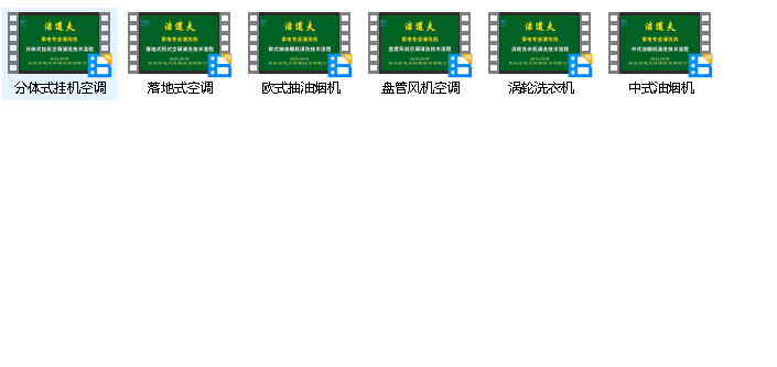 洁道夫家电清洗教学视频