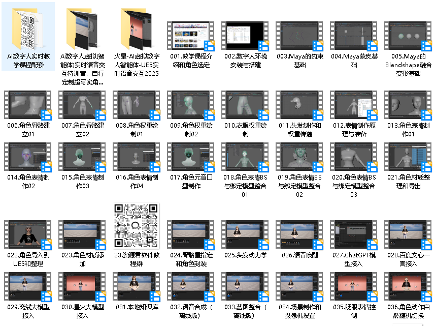 2025AI数字人配套教程及软件安装包免费使用 火星-AI虚拟数字人智能体-UE5实时语音交互2025