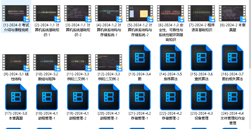 2025紫依-软考中级数据库系统工程师（附2024）