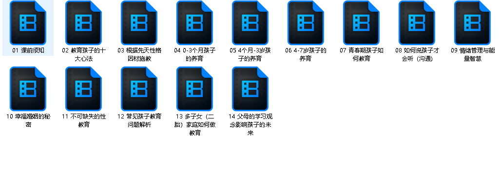 14节课解锁孩子终生幸福能力