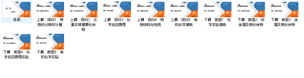 2025年高三二轮总复习化学考前回归