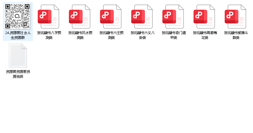 贺氏藏书 六壬六爻八字风水奇门遁甲紫薇斗数