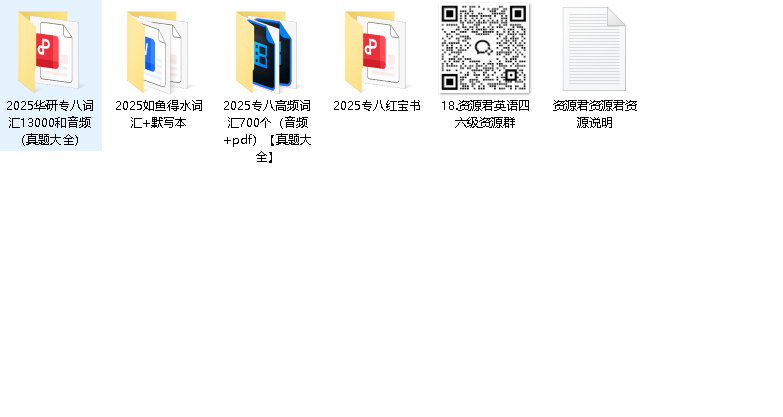 2025专八词汇专题资料（真题大全）