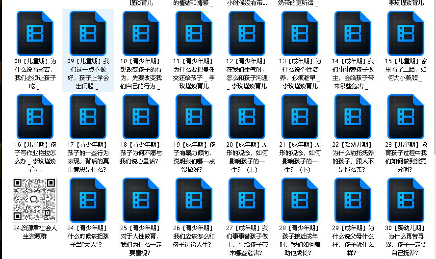 李玫瑾：中国父母家庭教育必修课（完结）
