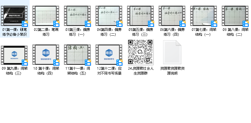 教你零基础写出一手漂亮好字（完结）
