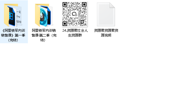 阿里铁军内训销售课【第一季 第二季】