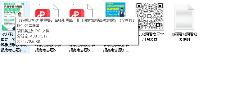 《选择比努力更重要：名师张雪峰手把手教你填报高考志愿》张雪峰著