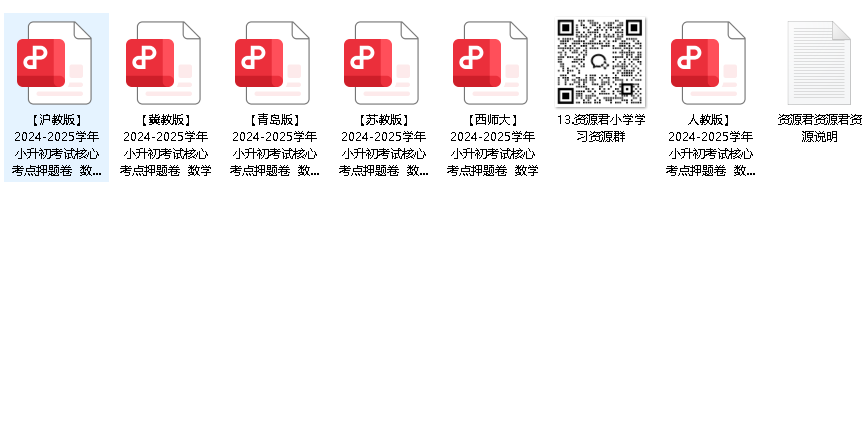 25学年小升初考试核心考点押题卷