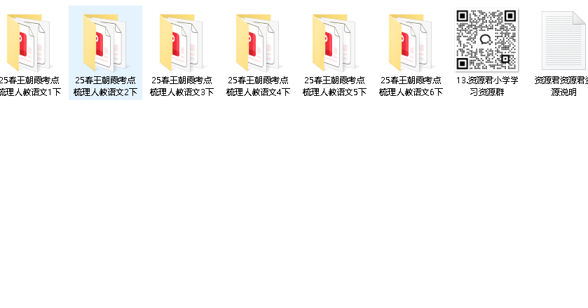 1-6年级语文下册《王朝霞考点梳理时习卷》
