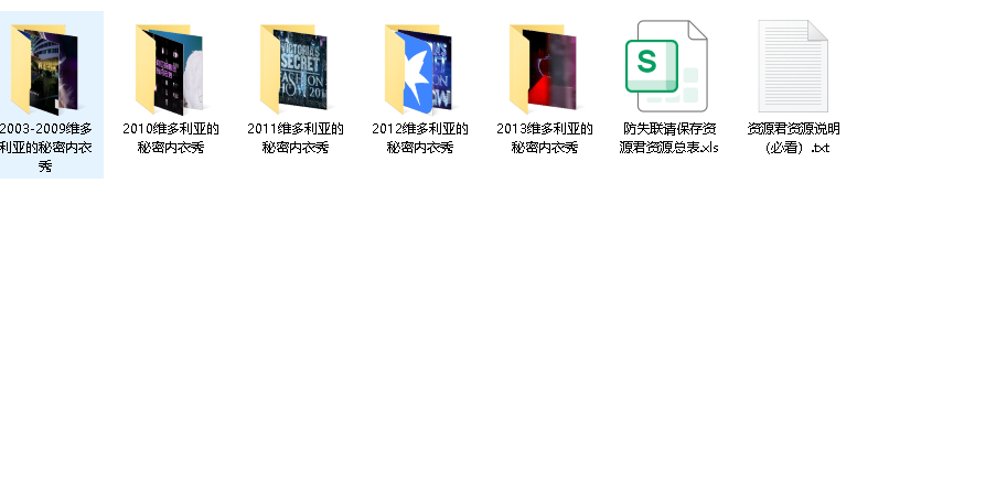 维多利亚的秘密2003-2013(先转存再下载以免资源丢失）