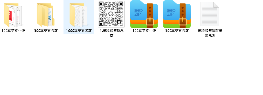 英文原著小说集(先转存再下载以免资源丢失）