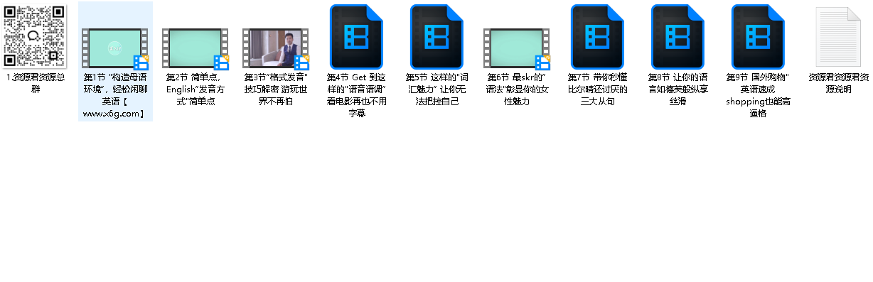 每天8分钟小白英语入门课(先转存再下载以免资源丢失）