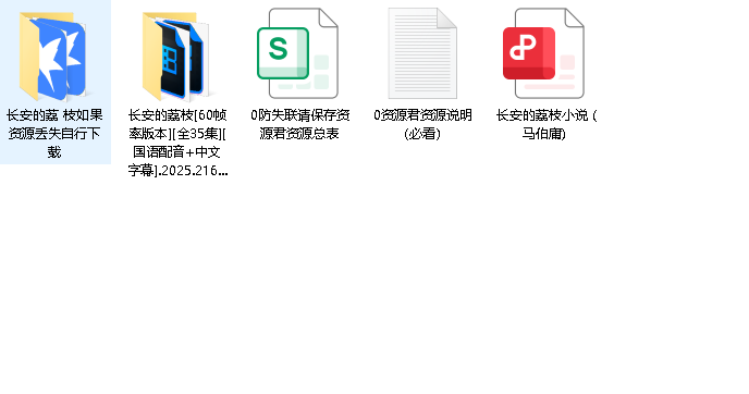 长安的荔枝小说+视频+种子(先转存再下载以免资源丢失）
