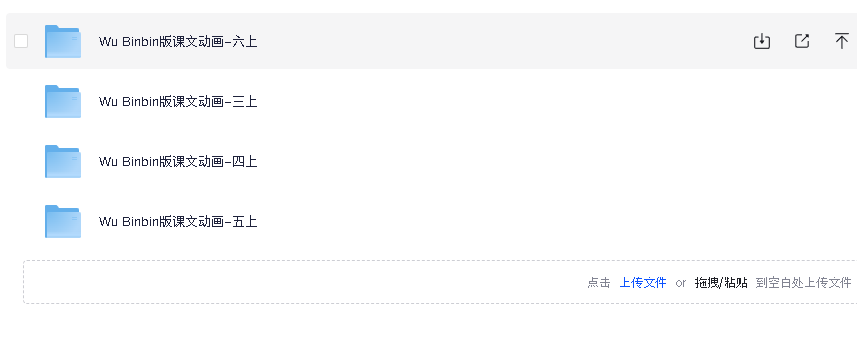 3-6年级英语上册人教PEP版同步视频动画(先转存再下载以免资源丢失）
