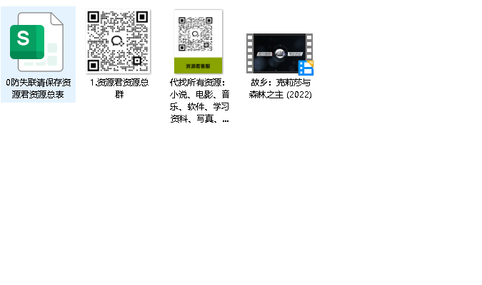 故乡：克莉莎与森林之主 (2022)【动漫】 (先转存再下载以免资源丢失）