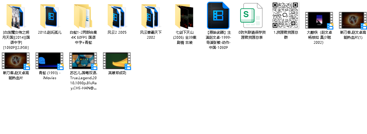 【赵文卓】影视系列合集(先转存再下载以免资源丢失）