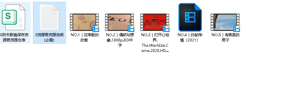 【豆瓣｜5部评分最高爱情片】(先转存再下载以免资源丢失）