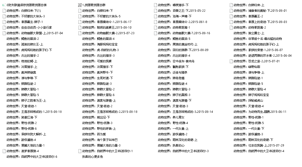 《动物世界》108全集.赵忠祥版(先转存再下载以免资源丢失）