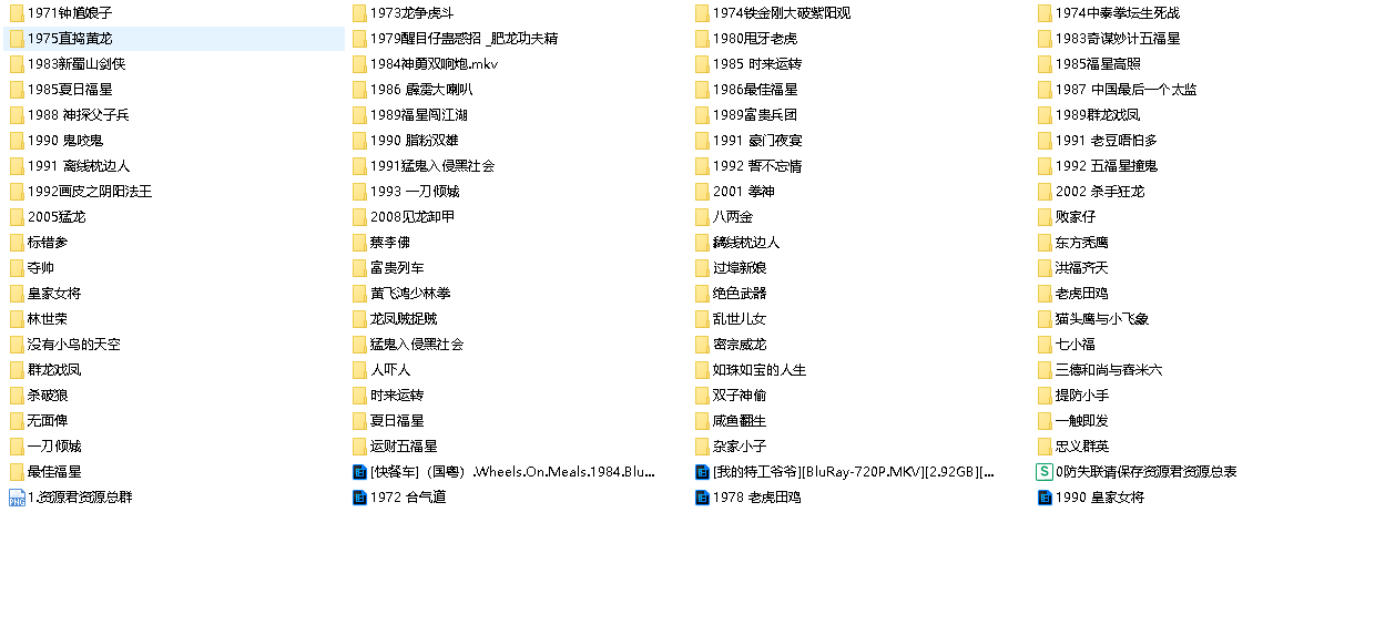 【洪金宝】系列电影合集【78部258GB】(先转存再下载以免资源丢失）