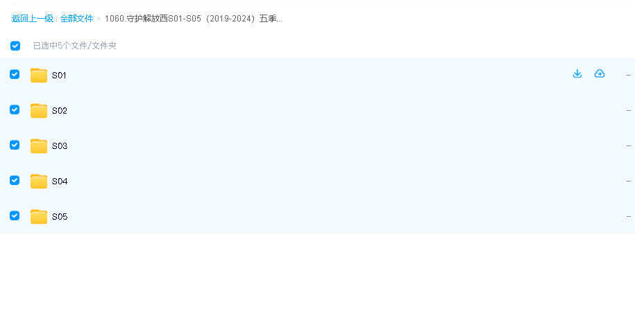 守护解放西S01-S05（2019-2024）五季 附番外(先转存再下载以免资源丢失）