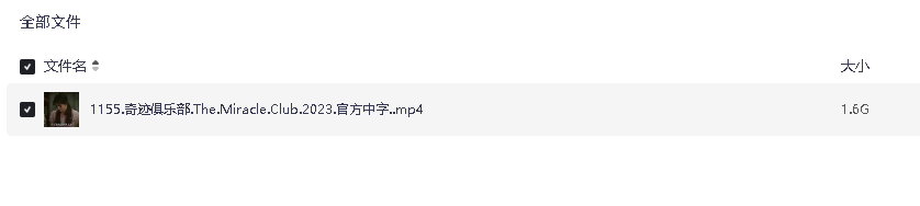奇迹俱乐部.The.Miracle.Club.2023.官方中字.(先转存再下载以免资源丢失）