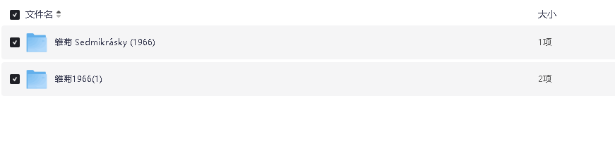 雏菊 Sedmikrásky‎ (1966)(先转存再下载以免资源丢失）雏菊 Sedmikrásky‎ (1966)(先转存再下载以免资源丢失）