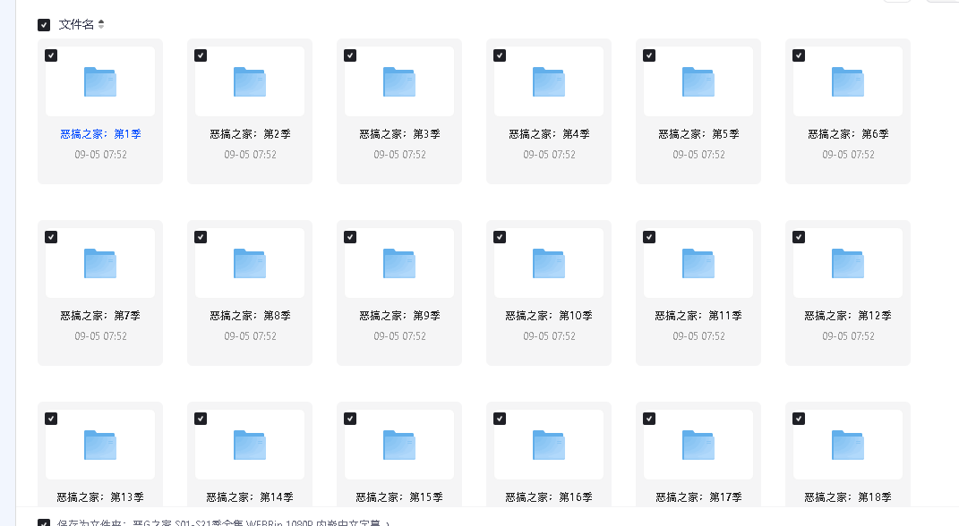 恶搞之家 S01-S21季全集 WEBRip 1080P 内嵌中文字幕(先转存再下载以免资源丢失）