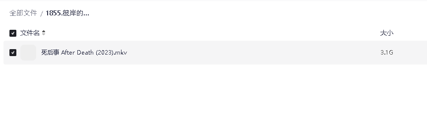 彼岸的真相 死后事 After Death (2023)【1集 After Death (2023)】中文字幕(先转存再下载以免资源丢失）