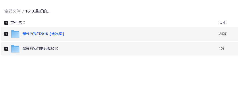 最好的我们(2016)24集全+2019电影(先转存再下载以免资源丢失）