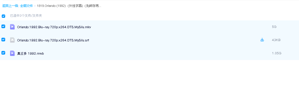 奥兰多 Orlando (1992) （外挂字幕）(先转存再下载以免资源丢失）