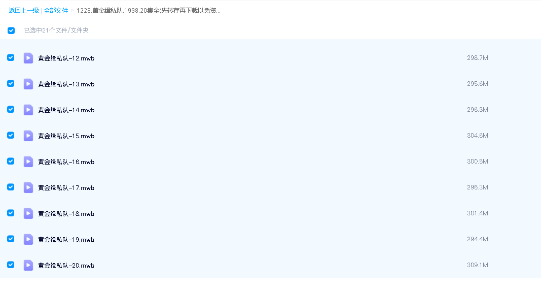 黄金缉私队.1998.20集全(先转存再下载以免资源丢失）