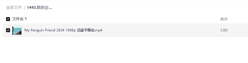 我的企鹅朋友 My Penguin Friend (2024)(先转存再下载以免资源丢失）