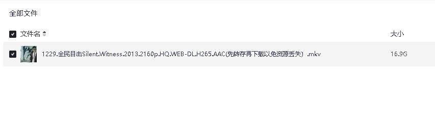 全民目击Silent.Witness.2013.2160p.HQ.WEB-DL.H265.AAC(先转存再下载以免资源丢失）