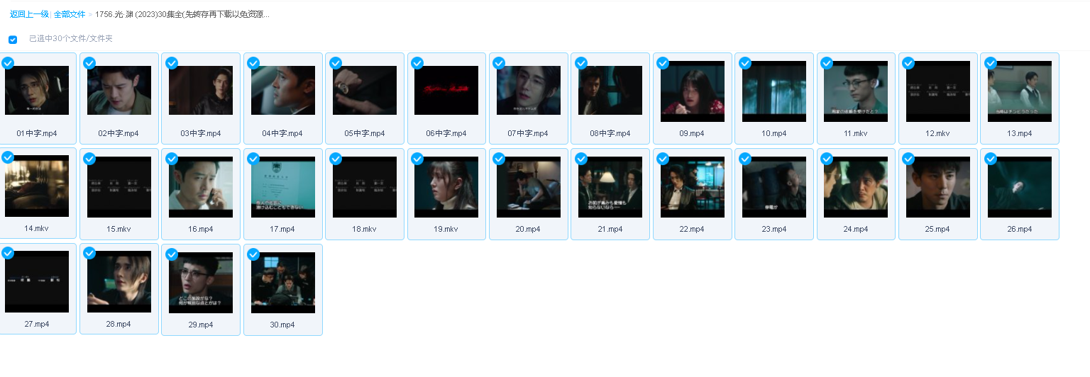光·渊 (2023)30集全(先转存再下载以免资源丢失）