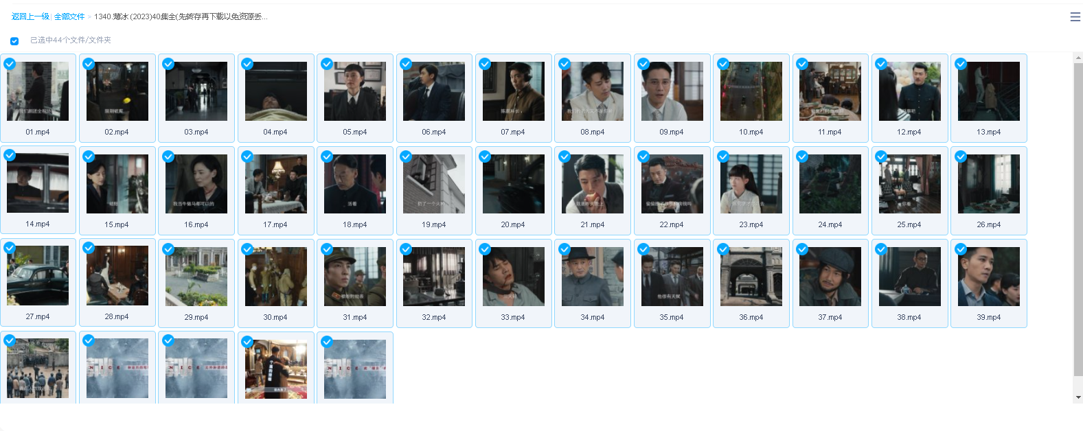 薄冰 (2023)40集全(先转存再下载以免资源丢失）