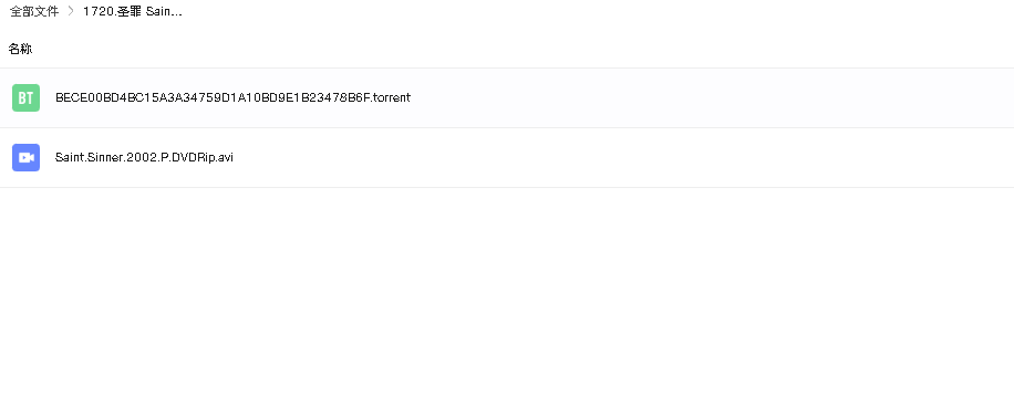 圣罪 Saint Sinner (2002)(先转存再下载以免资源丢失）