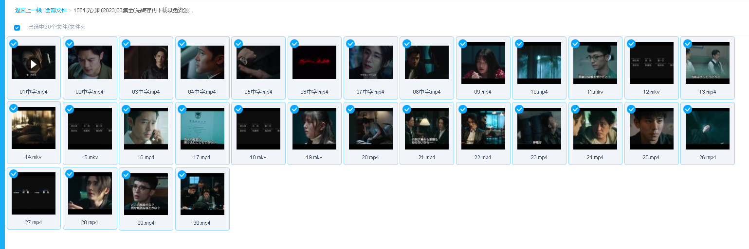 光·渊 (2023)30集全(先转存再下载以免资源丢失）