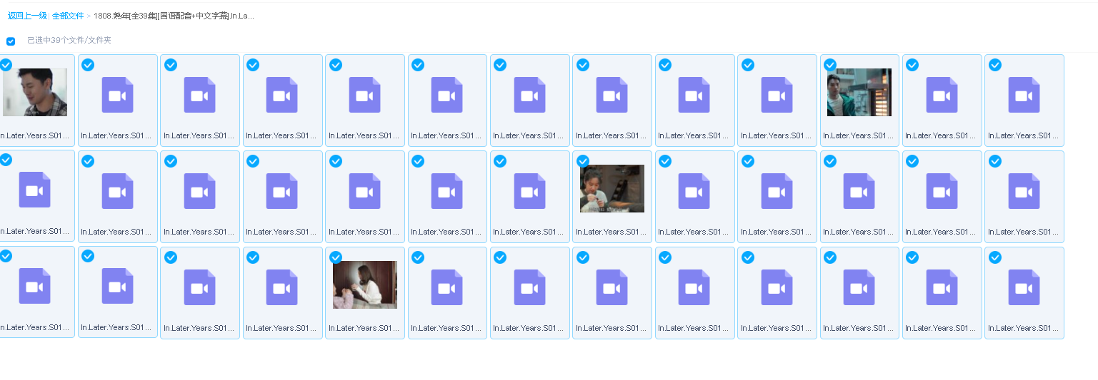 熟年[全39集][国语配音+中文字幕].In.Later.Years.S01.2023.1080p(先转存再下载以免资源丢失）