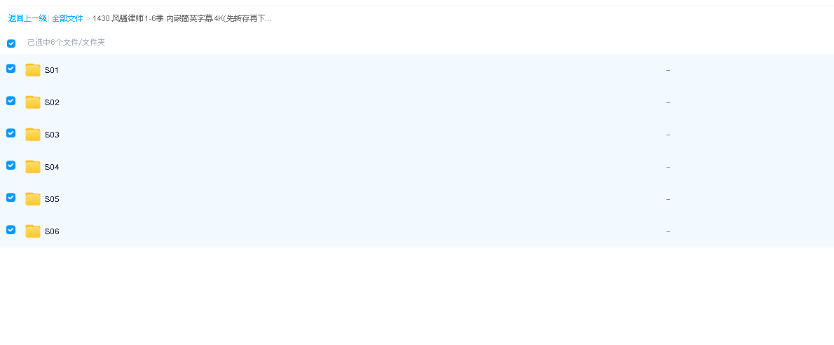 风骚律师 1-6季 内嵌简英字幕 4K(先转存再下载以免资源丢失）