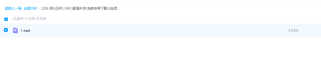 阿Q正传 (1981)超清中字(先转存再下载以免资源丢失）