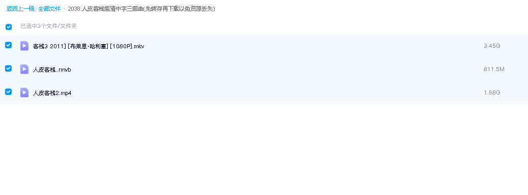 人皮客栈超清中字三部曲(先转存再下载以免资源丢失）